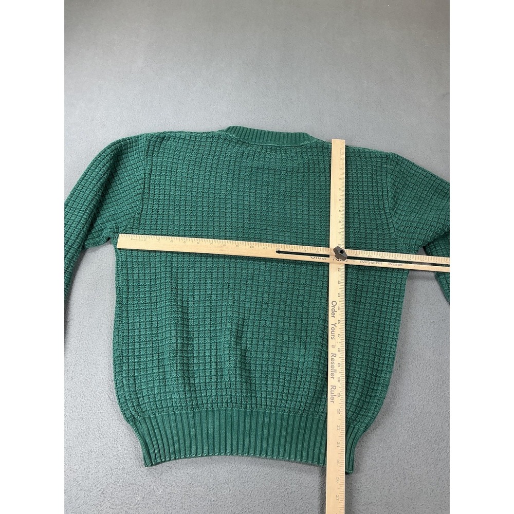 Vintage American Eagle Outfitters Sweater Mens XL Green Cotton Waffle Knit USA - Picture 5 of 8